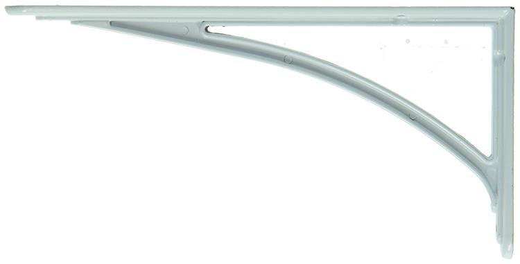 Afbeelding laden in galerijviewer, 1015317 - versterkte konzool alu wit 250x125 mm | 6 stuks
