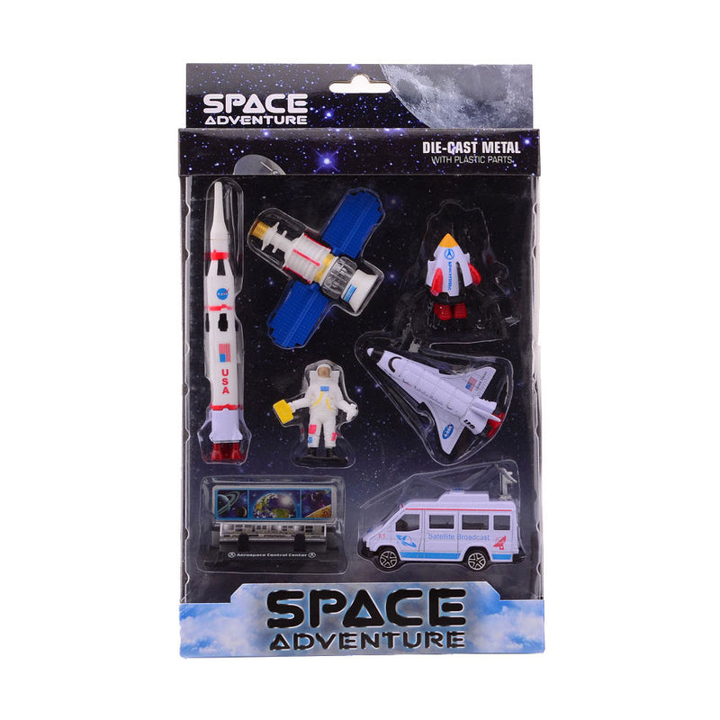 Load image into Gallery viewer, Metal space shuttle met externe brandstoftank licht en geluid