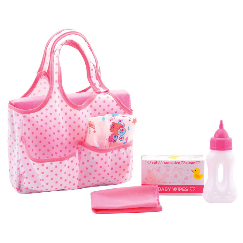 Load image into Gallery viewer, John toys baby rose luiertas met accessoires