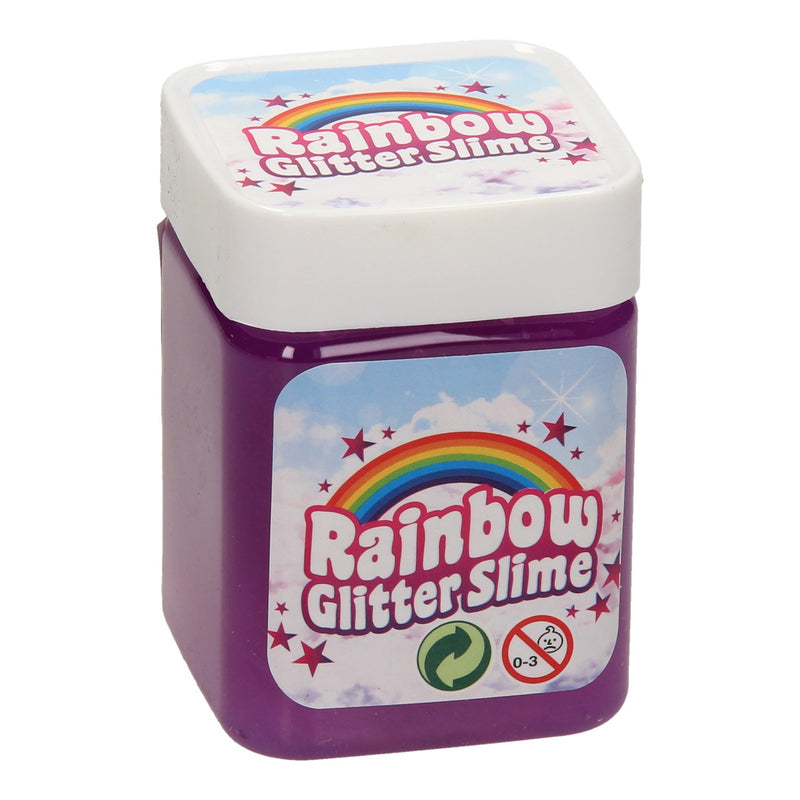 Load image into Gallery viewer, Johntoy regenboog glitter slijm