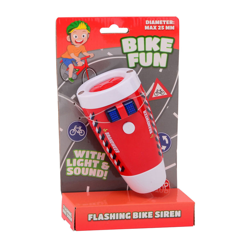 Load image into Gallery viewer, Bike fun led lamp brandweer met sirene