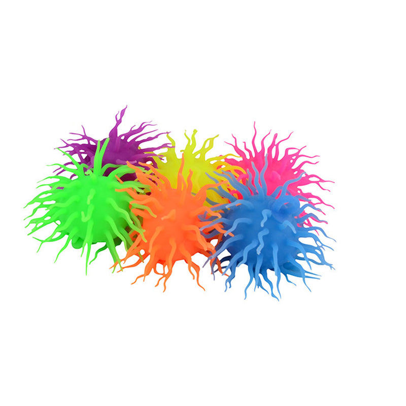 Load image into Gallery viewer, Johntoy spike fluffy bal met licht, ø 12cm