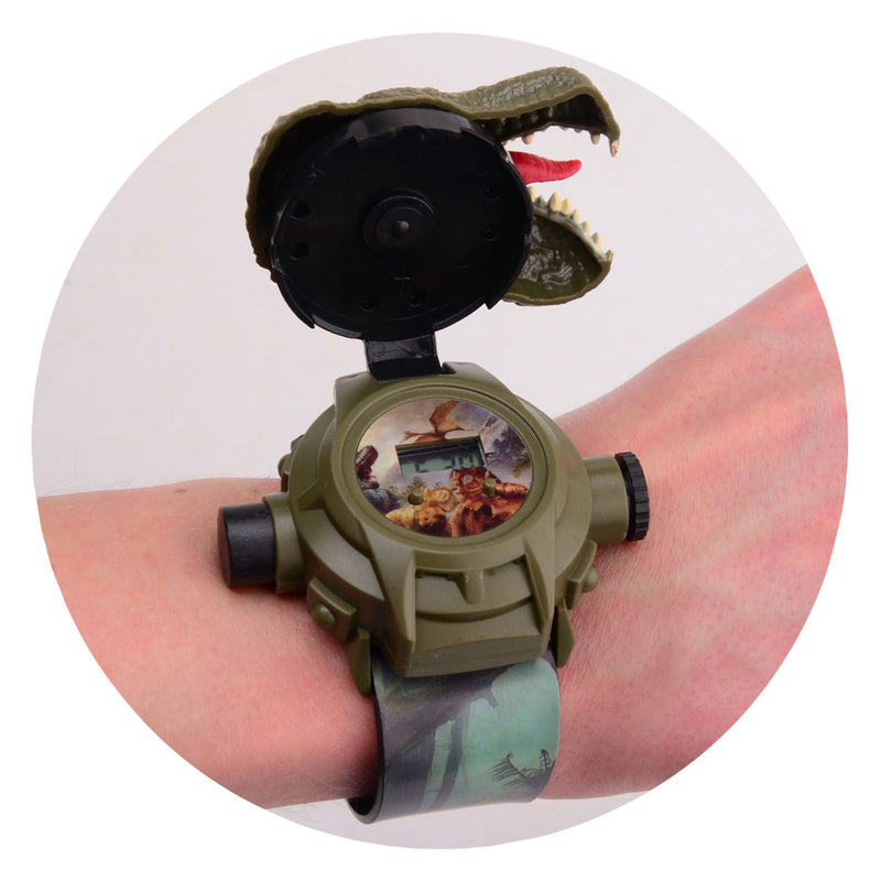 Load image into Gallery viewer, Johntoy dino projectie horloge, 24 afbeeldingen
