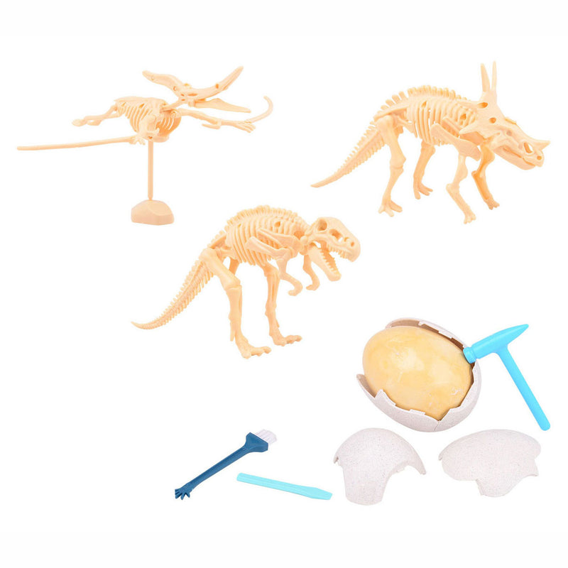 Load image into Gallery viewer, Johntoy break the egg dinofossiel