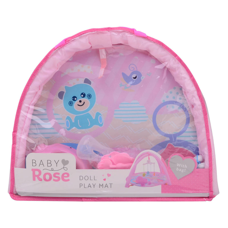 Load image into Gallery viewer, Baby rose poppenspeelmat