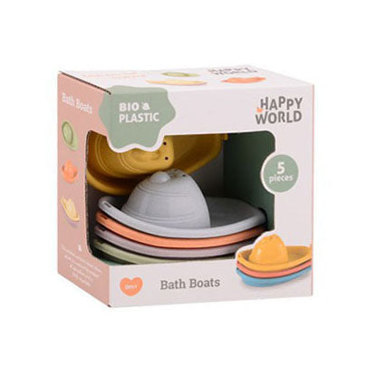 Load image into Gallery viewer, Johntoy happy world bio plastic badbootjes, 5st