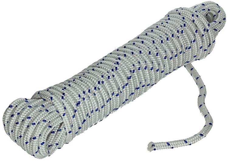 Afbeelding laden in galerijviewer, Mack 1013978 - pp gevlochten wit blauw streng10mm 15m | 5 stuks