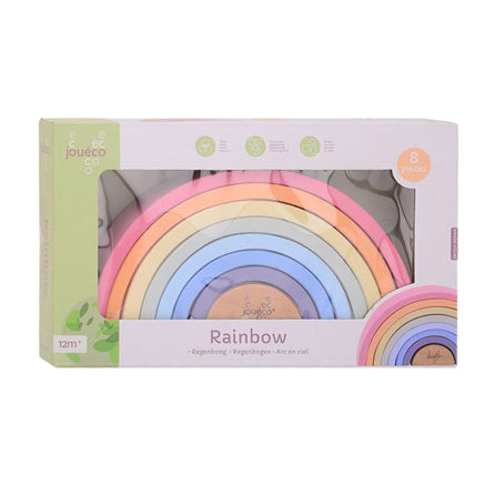 Afbeelding laden in galerijviewer, Joueco houten regenboog, 8dlg.