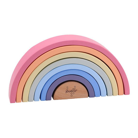 Afbeelding laden in galerijviewer, Joueco houten regenboog, 8dlg.