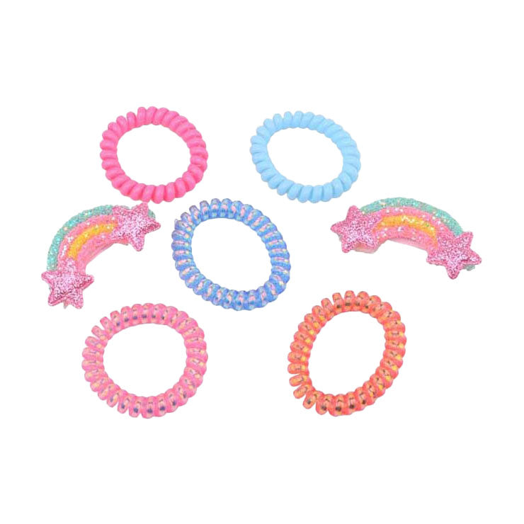Load image into Gallery viewer, Johntoy haaraccessoires in beker cadeauset, 7dlg.