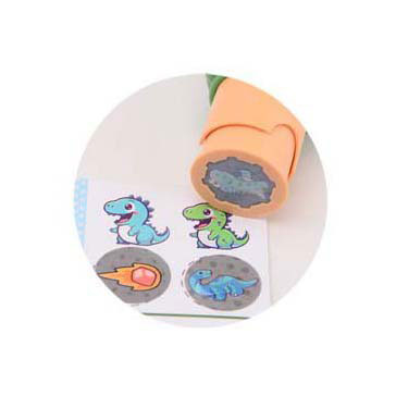Load image into Gallery viewer, Johntoy dinosaurus sticker stamper