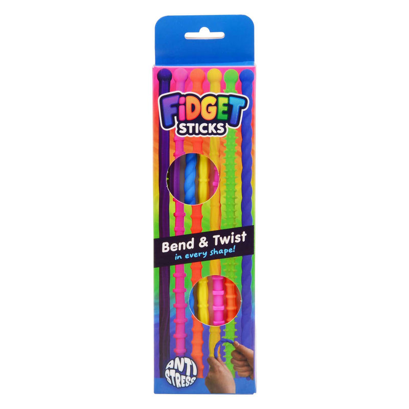 Afbeelding laden in galerijviewer, Johntoy fidget twist sticks set - 6 stuks anti stress speelgoed.