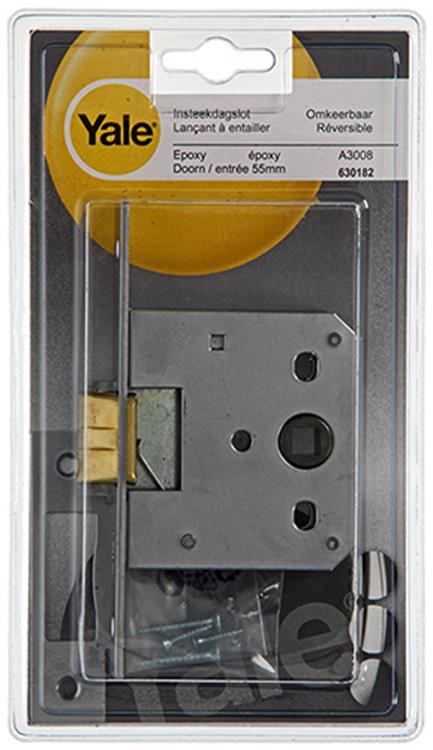 Afbeelding laden in galerijviewer, Yale 1019063 - 1 insteekloopslot epoxy l r a3008 55mm | 3 stuks
