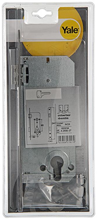 Afbeelding laden in galerijviewer, Yale 1019077 - insteekslot inox a2690 27v pz 50mm | 3 stuks