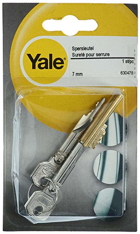 Afbeelding laden in galerijviewer, Yale 1019187 - 1spersleutel 7mm flora 1020e 41677 | 3 stuks