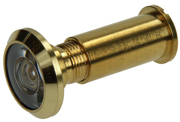 Afbeelding laden in galerijviewer, Yale 1019226 - deurspion 200° messing gepolijst ø14mm | 2 stuks