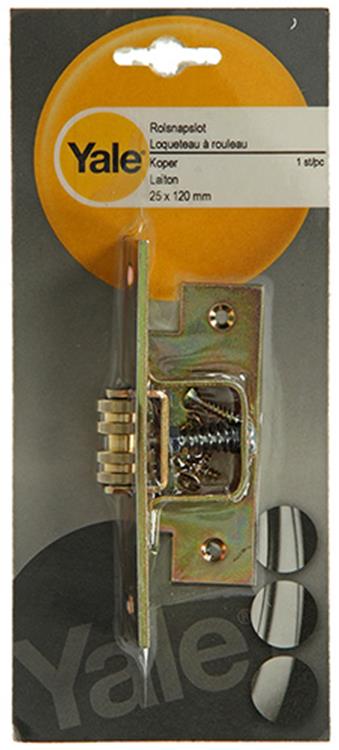 Afbeelding laden in galerijviewer, Yale 1019228 - 1 rolsnapper rol in koper 25x120mm | 2 stuks