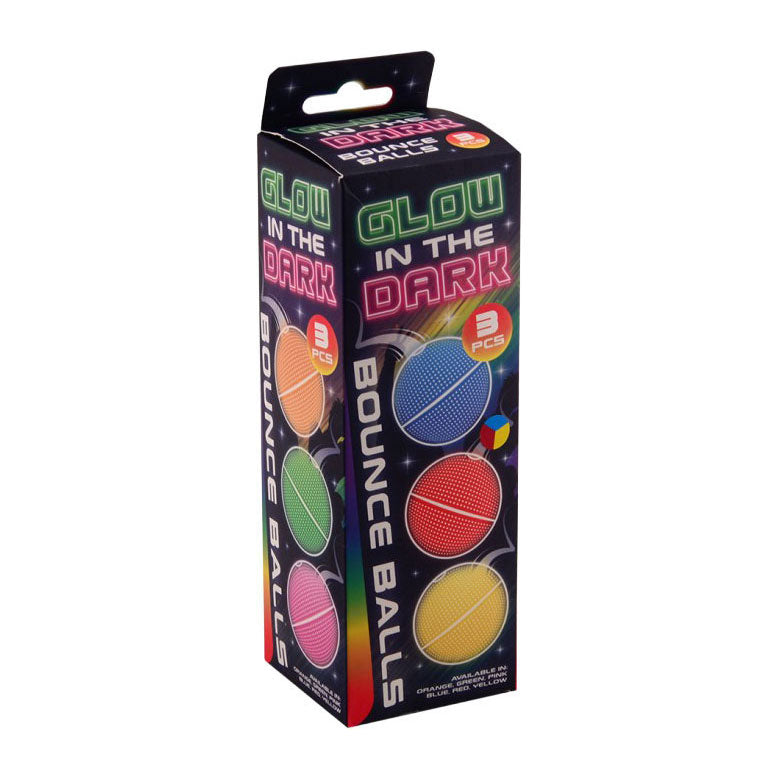 Afbeelding laden in galerijviewer, Johntoy glow in the dark stuiterballen - 3st.