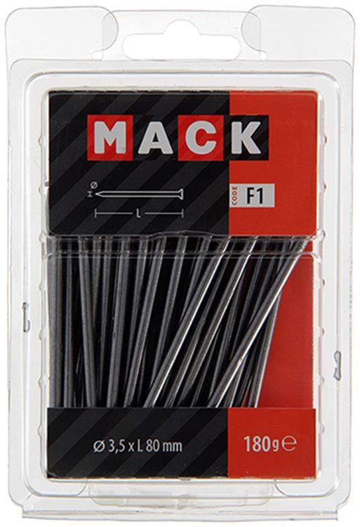 Afbeelding laden in galerijviewer, Mack 1017125 - nagel platte kop 180 gr 3,5 x 80 mm | 5 stuks