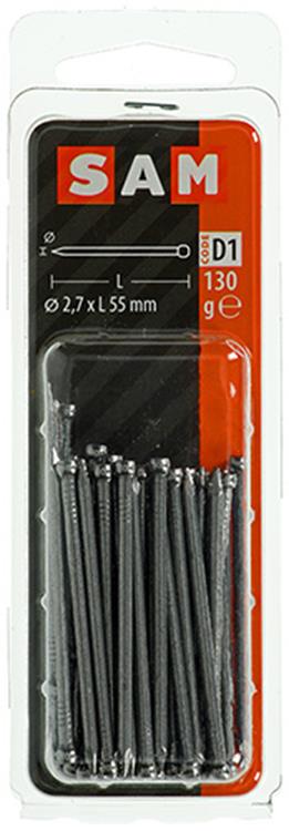 Afbeelding laden in galerijviewer, Mack 1017142 - nagel ronde kop 130 gr 2,7 x 55 mm | 5 stuks