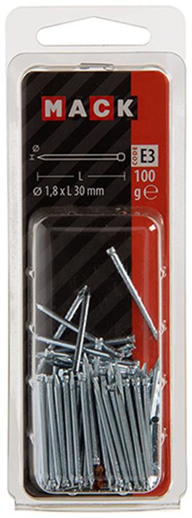 Chargez l'image dans la visionneuse de la galerie, Mack 1017158 - nagel ronde kop staal verzinkt100 gr 1,8 x 30 mm | 5 stuks