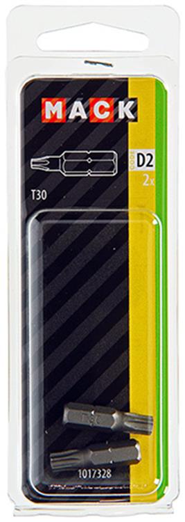 Afbeelding laden in galerijviewer, Mack 1017328 - torx schroefbit staal onbehandeld 2 st t 30 | 10 stuks