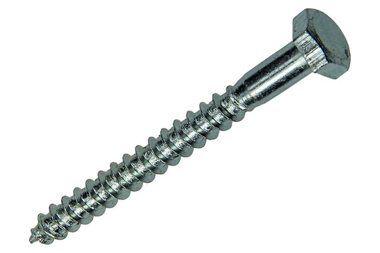Afbeelding laden in galerijviewer, Mack 1017406 - houtdraadbout staal verzinkt 8 st 6 x 60 mm | 10 stuks