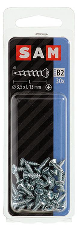 Afbeelding laden in galerijviewer, Mack 1017483 - zelftappende schroef bvk verz.30 st 3,5 x 13 mm | 10 stuks