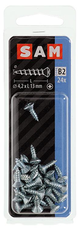 Afbeelding laden in galerijviewer, Mack 1017485 - zelftappende schroef bvk verz.24 st 4,2 x 13 mm | 10 stuks