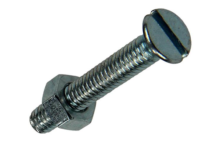Afbeelding laden in galerijviewer, Mack 1017493 - metaalschroef verz. kop + moer verz. 16st m4 x 25 mm | 10 stuks