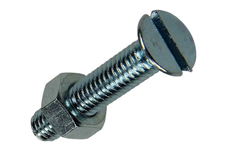 ギャラリービューアに画像をロードする, Mack 1017510 - metaalschroef verz. kop + moer verz. 8 st m6 x 30 mm | 10 stuks