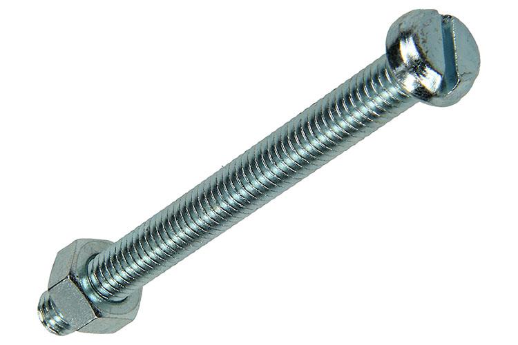 ギャラリービューアに画像をロードする, Mack 1017536 - metaalschroef cyl. kop + moer verz. 4 st m6 x 60 mm | 10 stuks