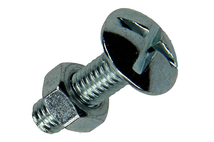 Afbeelding laden in galerijviewer, Mack 1017544 - kachelbout + moer staal verzinkt 16 st m5 x 16 mm | 10 stuks