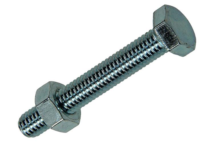 Afbeelding laden in galerijviewer, Mack 1017608 - tapbout + moer staal verzinkt 10 st m6 x 40 mm | 5 stuks