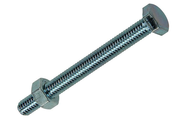 Afbeelding laden in galerijviewer, Mack 1017610 - tapbout + moer staal verzinkt 7 st m6 x 60 mm | 10 stuks