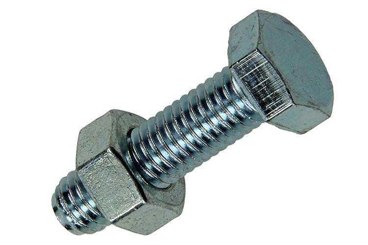 Afbeelding laden in galerijviewer, Mack 1017613 - tapbout + moer staal verzinkt 6 st m8 x 30 mm | 5 stuks