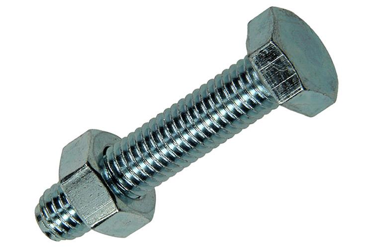 Afbeelding laden in galerijviewer, Mack 1017615 - tapbout + moer staal verzinkt 5 st m8 x 40 mm | 5 stuks