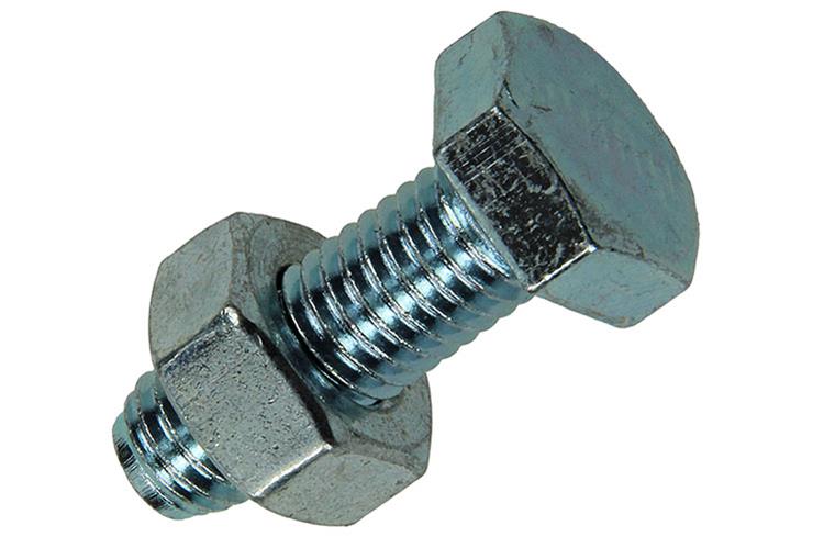 Afbeelding laden in galerijviewer, Mack 1017620 - tapbout + moer staal verzinkt 3 st m10 x 30 mm | 5 stuks