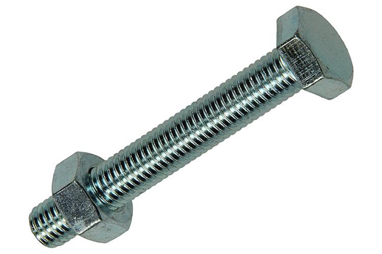 Afbeelding laden in galerijviewer, Mack 1017624 - tapbout + moer staal verzinkt 2 st m10 x 70 mm | 5 stuks