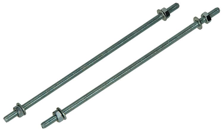 Afbeelding laden in galerijviewer, Mack 1017662 - draadeinde + sluitring + moer verz. 2st m6 x 200 mm | 10 stuks