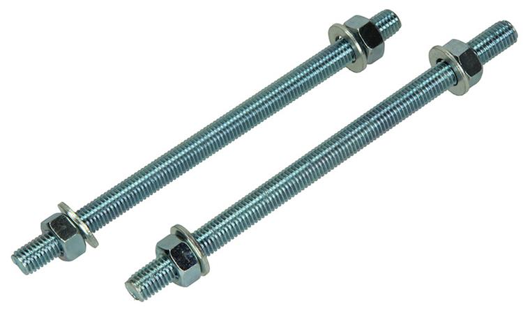 Afbeelding laden in galerijviewer, Mack 1017665 - draadeinde + sluitring + moer verz. 2st m12 x 200 mm | 5 stuks