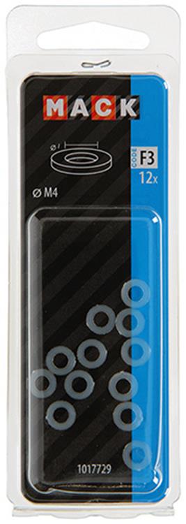 Afbeelding laden in galerijviewer, Mack 1017729 - sluitring nylon 12 st m4 | 10 stuks