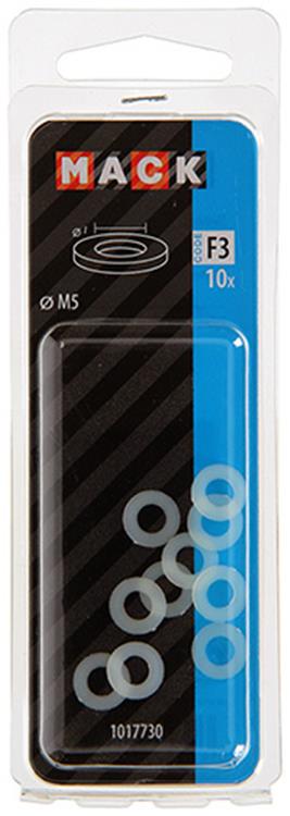 Afbeelding laden in galerijviewer, Mack 1017730 - sluitring nylon 10 st m5 | 10 stuks