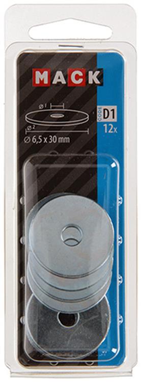 Afbeelding laden in galerijviewer, Mack 1017739 - carrosserie sluitring verzinkt12 st 6,5 x 30 mm | 10 stuks