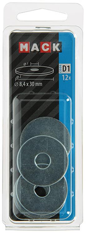 Afbeelding laden in galerijviewer, Mack 1017741 - carrosserie sluitring verzinkt12 st 8,4 x 30 mm | 10 stuks