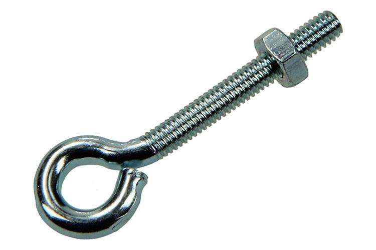 Afbeelding laden in galerijviewer, Mack 1017789 - schroefoog metrisch + moer verzinkt 5 st m4 x 30 mm | 10 stuks
