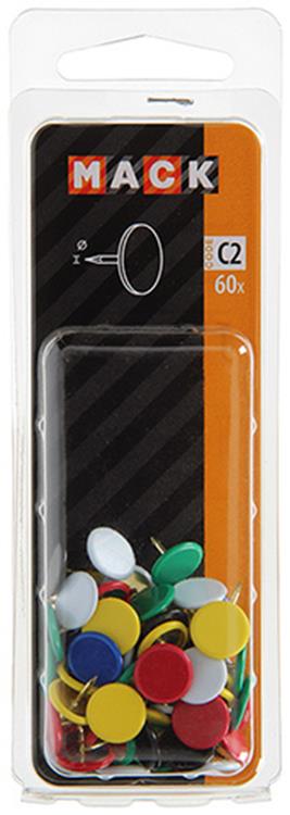 Afbeelding laden in galerijviewer, Mack 1017868 - duimspijker staal assortiment 60 st | 10 stuks