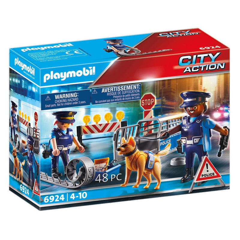 Load image into Gallery viewer, Playmobil City Action Politiewegversperring 6924