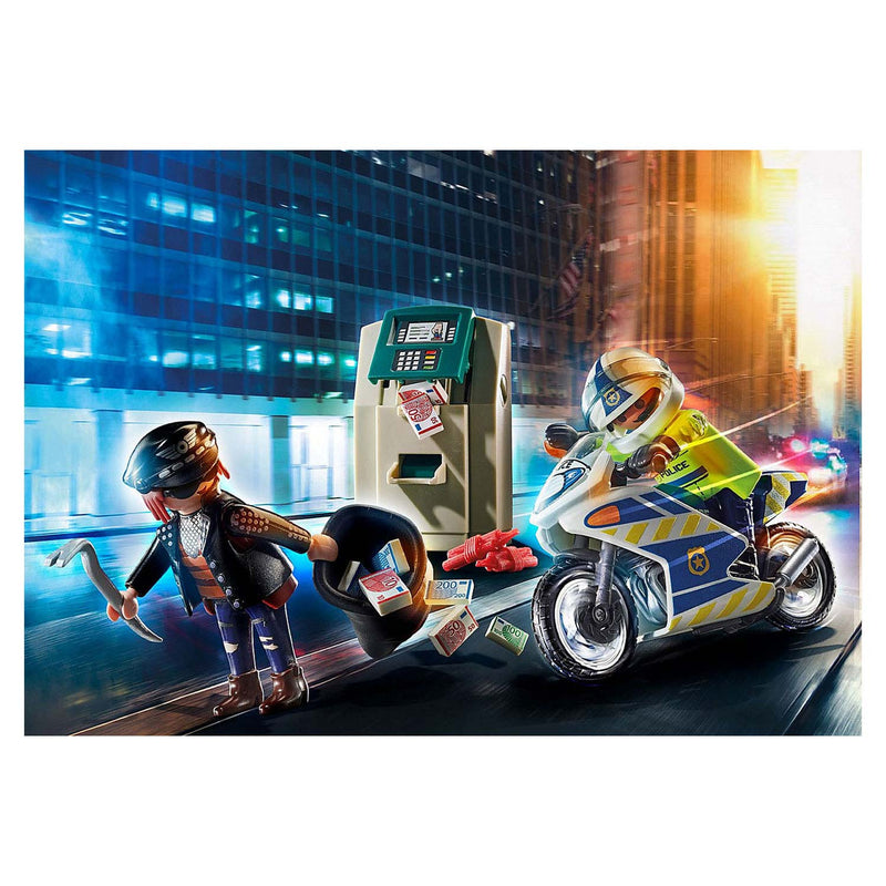 Chargez l'image dans la visionneuse de la galerie, Playmobil city action politiemotor achtervolging van de geldrover - 70572