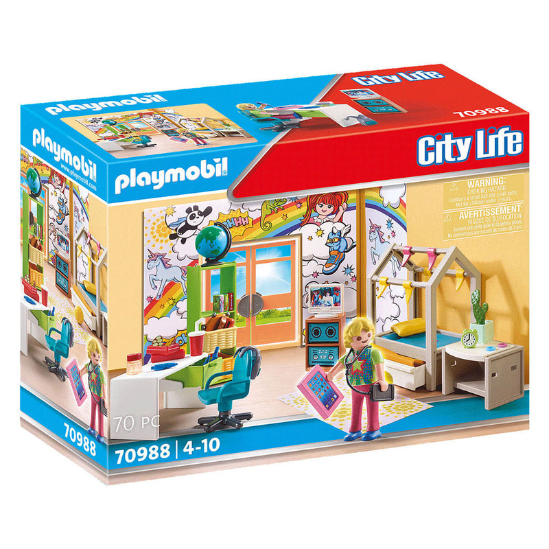 Load image into Gallery viewer, Playmobil City Life Tienerkamer 70988